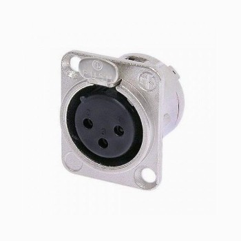 XLR4FX CANNON XLR 4 Poli Femmina Volante in metallo Nichel