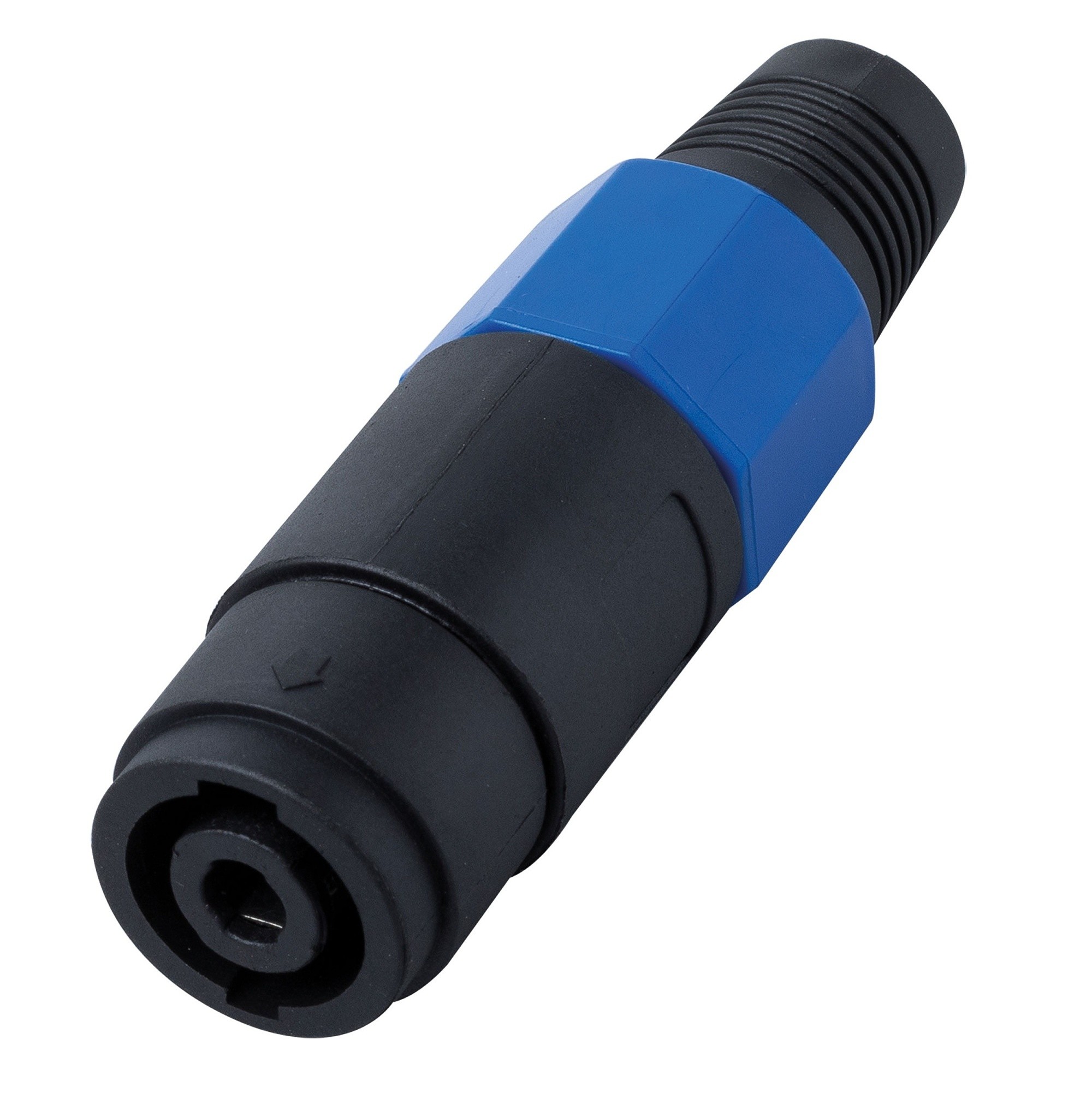 Connettore Speakon femmina 4 poli pannello foro Ø 2,3 mm presa tonda cassa audio