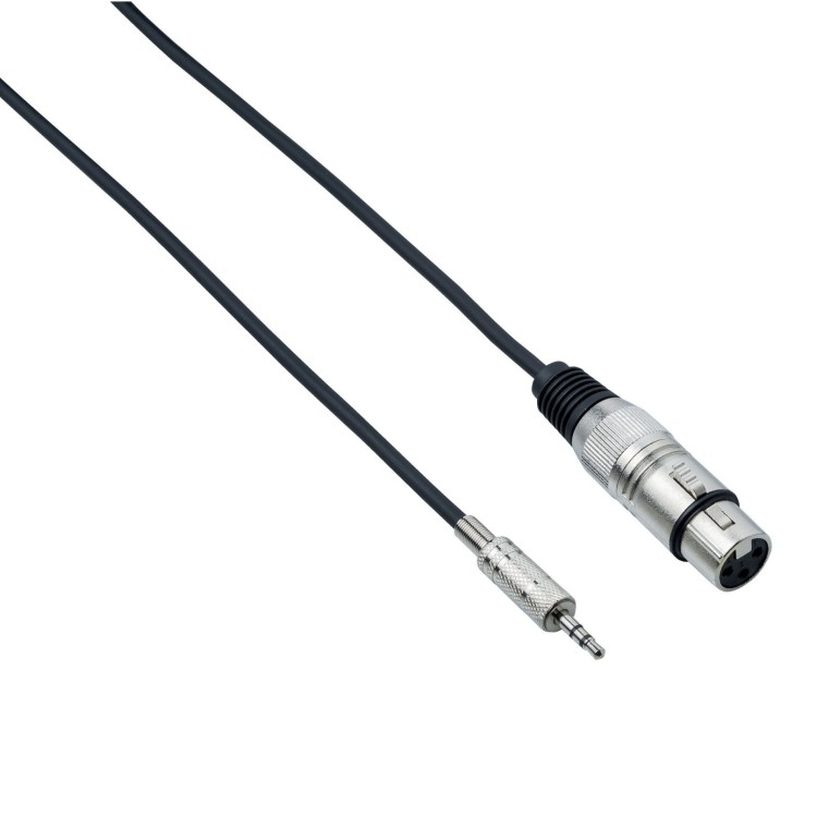 Cavo Aux Microfono da Jack 3,5 Stereo a Cannon XLR per Videocamera PC