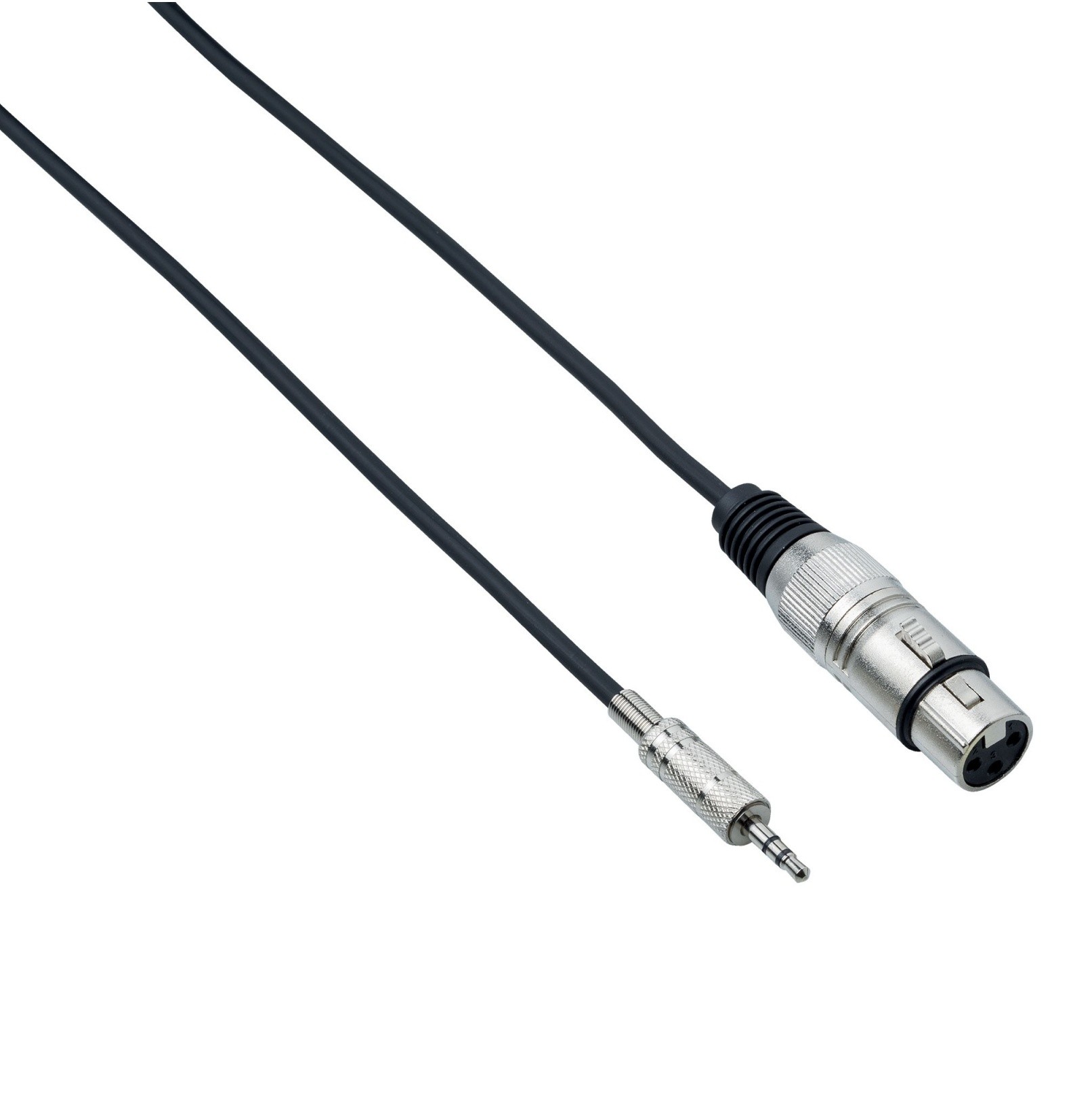 registratore fotocamera XLR a 1//8 Ancable XLR femmina Jack a 3,5 mm stereo TRS convertitore audio per microfono videocamera