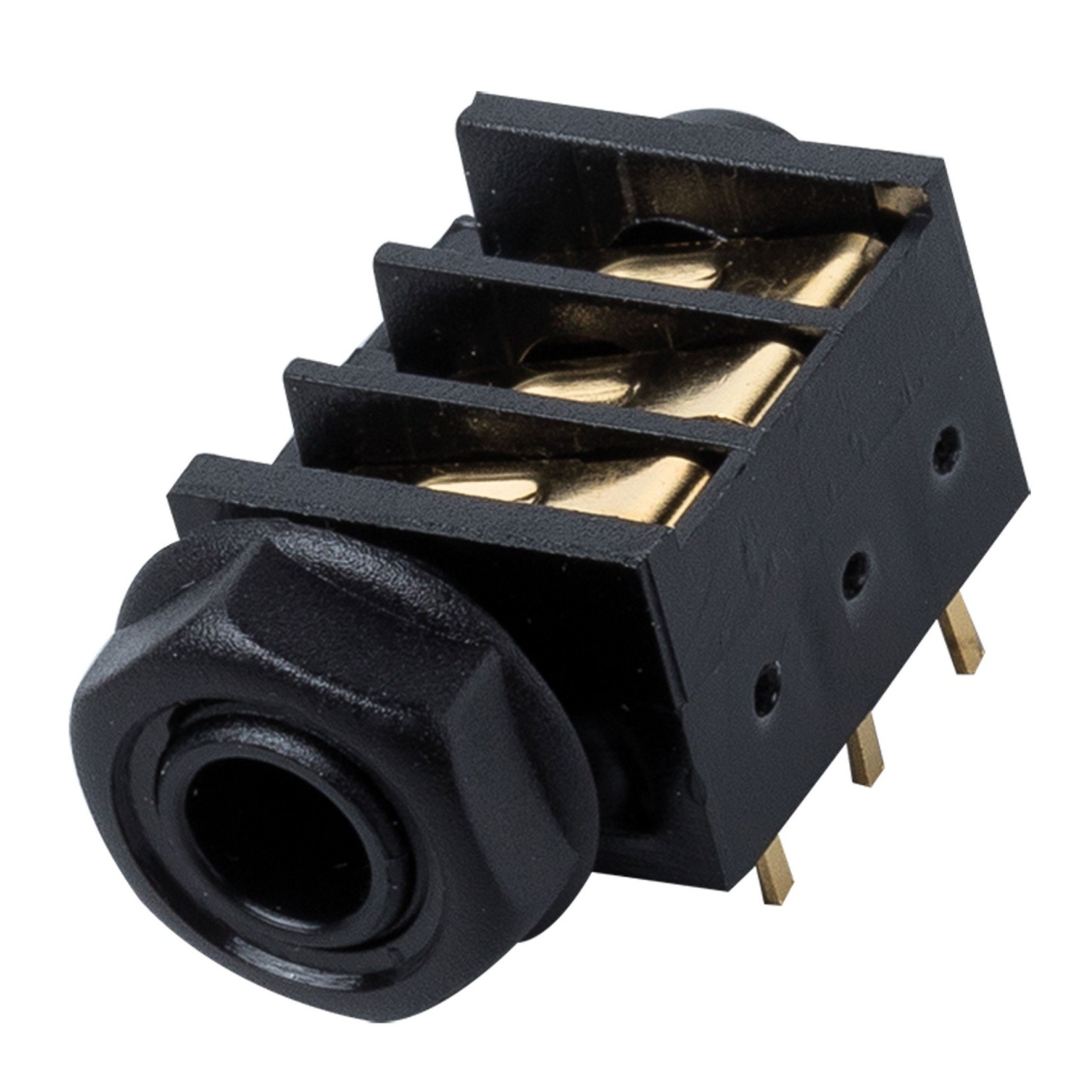 PRESA JACK STEREO 6,3 mm DA PANNELLO CON INTERRUTTORE CONTATTI C.I.