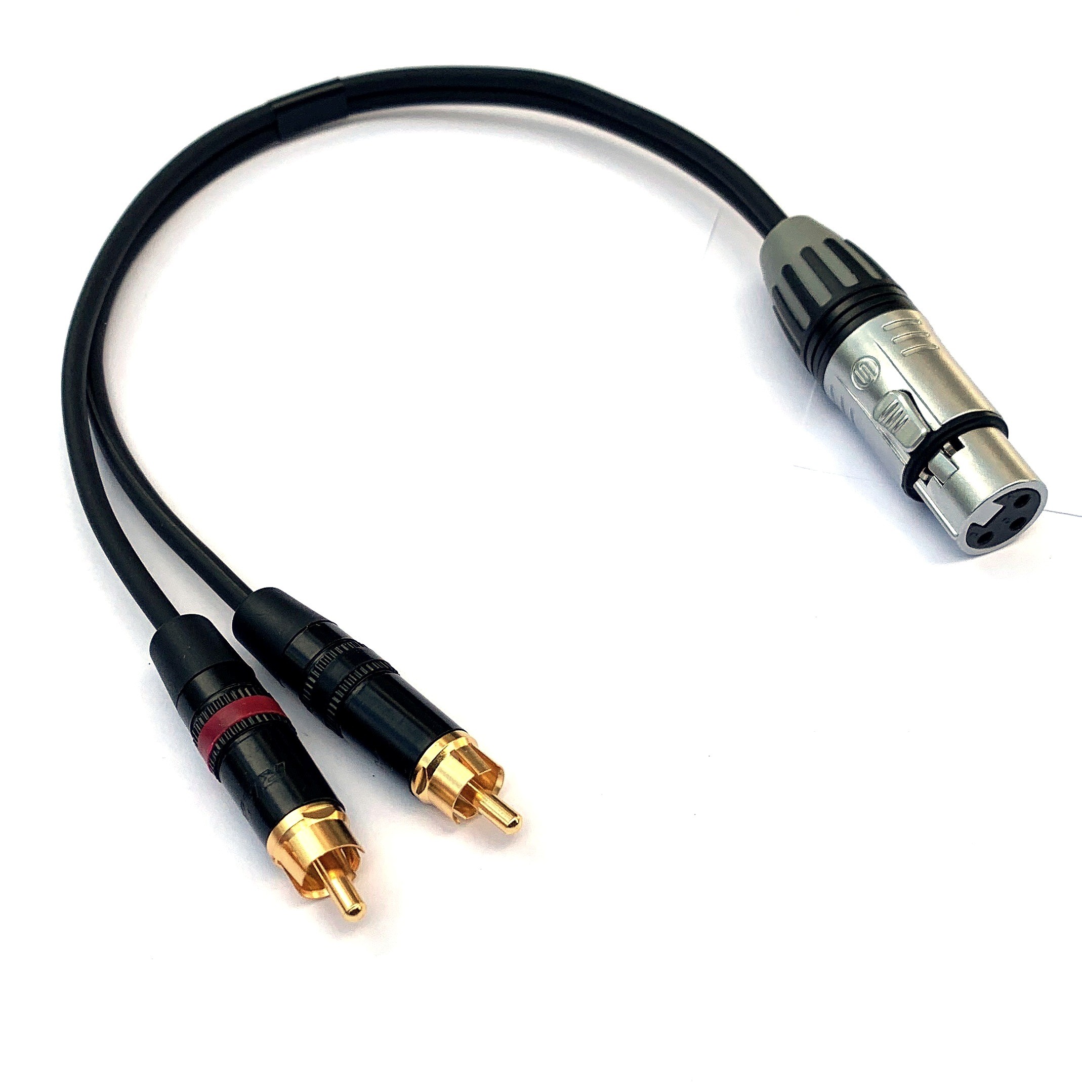 Cavo da 0,2 a 1,5m audio RCA-RCA femmina maschio adattatore cable sdoppiatore pc 