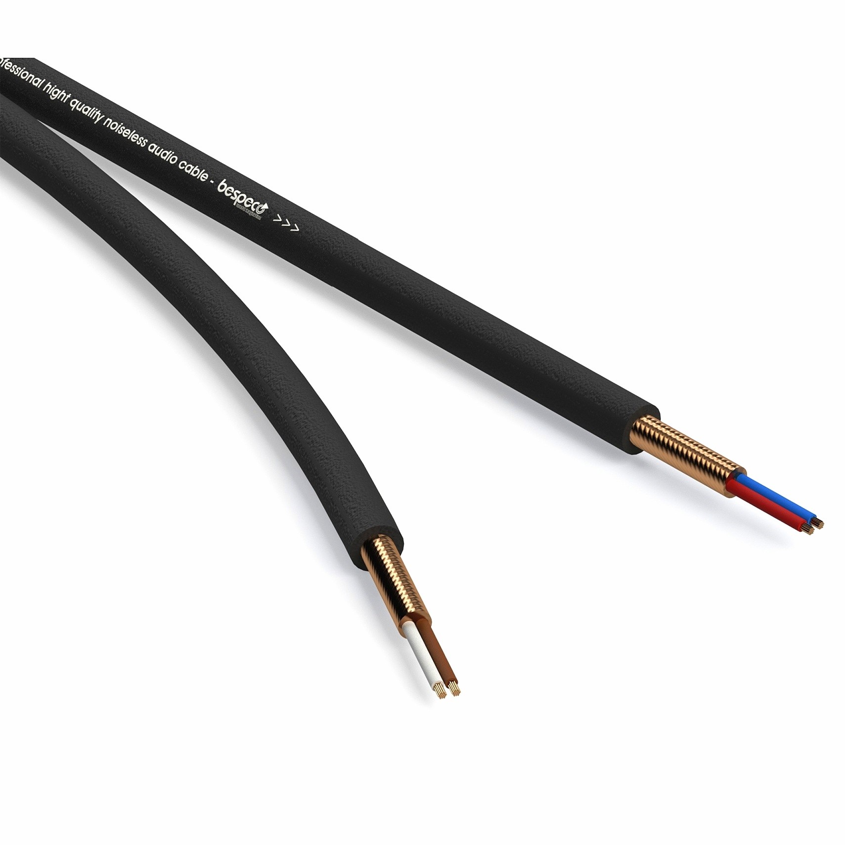 Cavo Bilanciato 2 canali, sez. 4.2x8.4mm Schermato Bespeco, per strumenti  Audio - Sfuso al metro