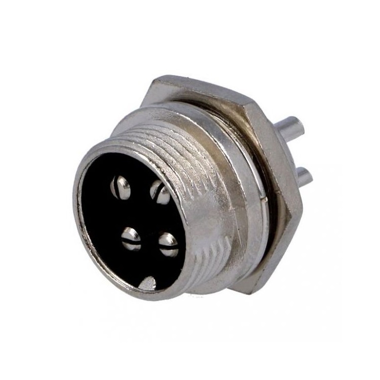 Connettore 4 Poli Spina Microfonica presa pannello MIC334